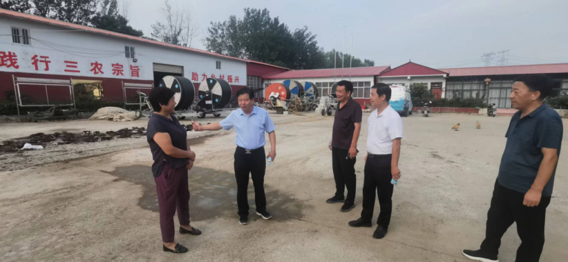 調研上蔡縣無量寺為農服務中心